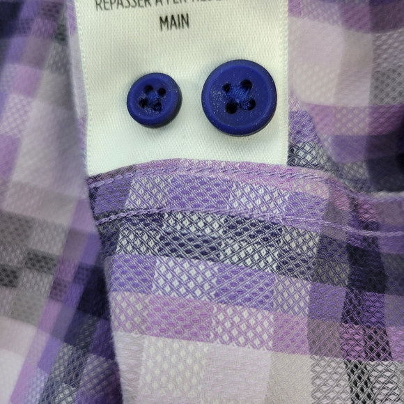 Robert Graham Mens Shirt Size XL Button Up Long Sleeve Flip Cuff - Picture 11 of 13